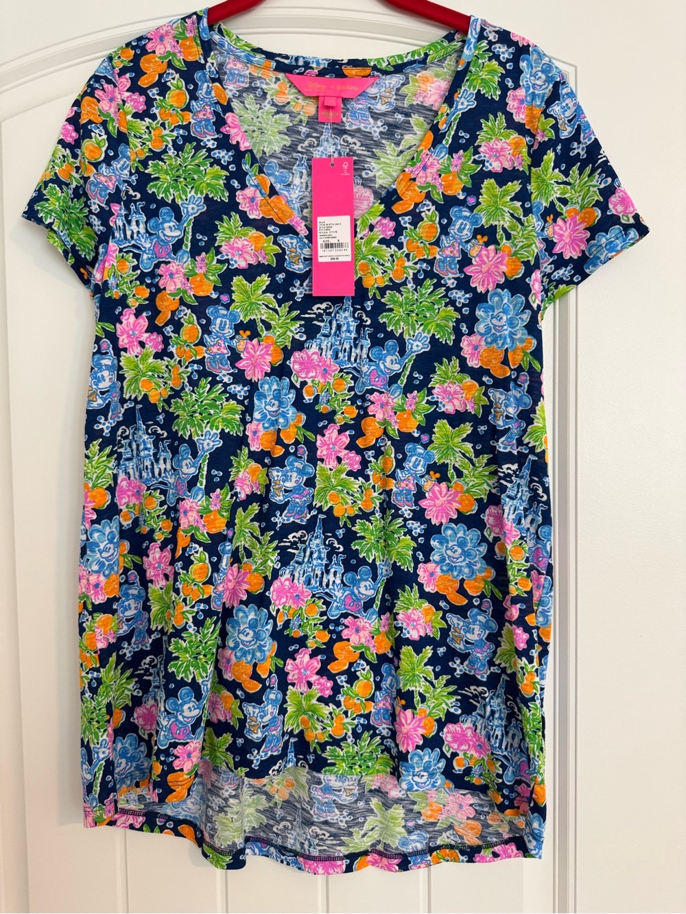 Lily Pulitzer Disney V-Neck Short Sleeve Tee